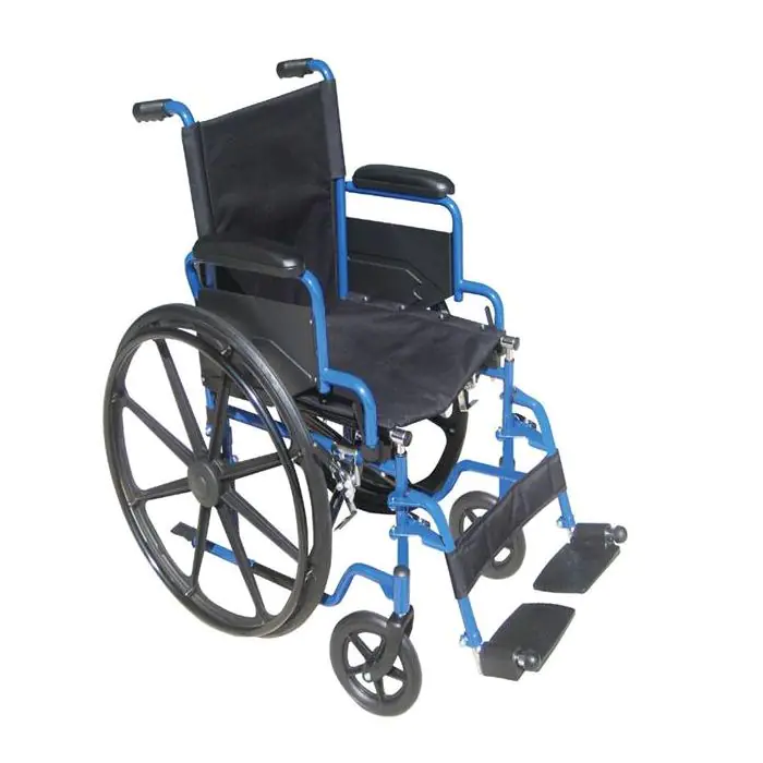 belesguepard 2018AW LIMITED Clear ブルー Drive Medical Blue Streak | Manual Wheelchair | ScooterDirect.com