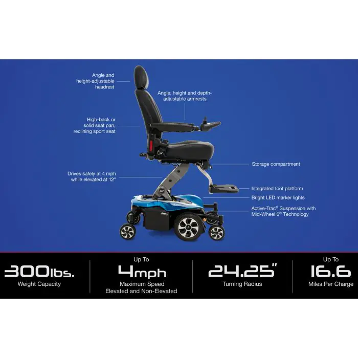 Pride Jazzy Air 2 | Elevate while Driving | Scooter Direct