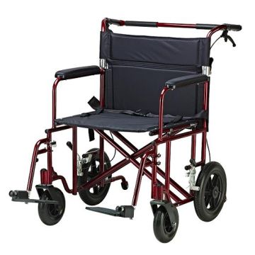 Bariatric Aluminum Transport Chair