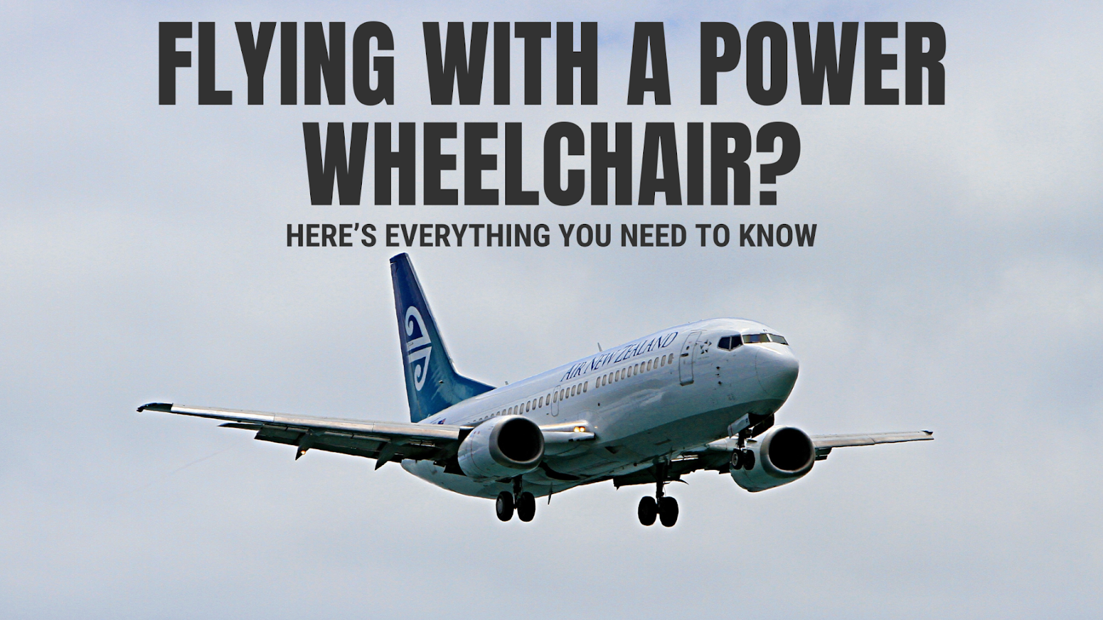 Flying with power wheelchair