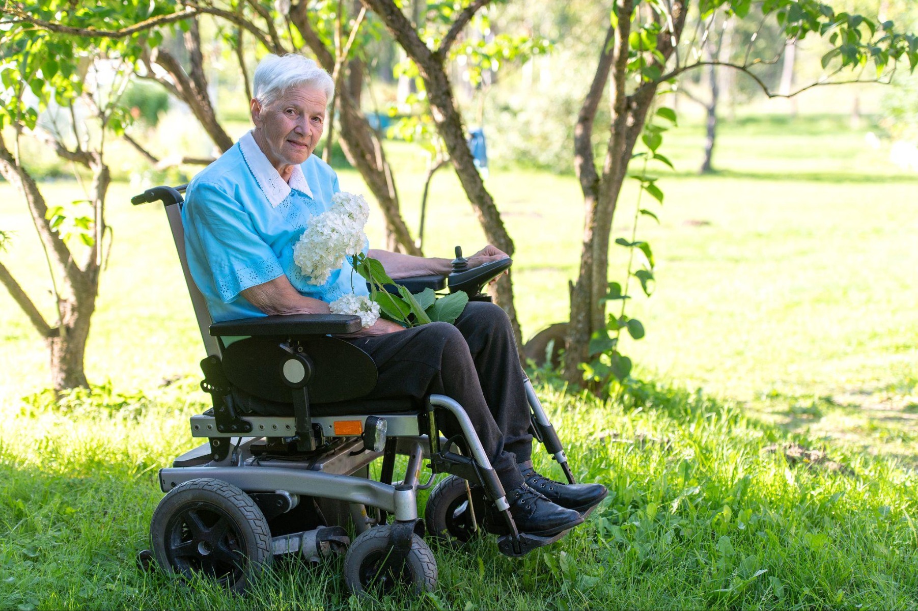 Power Wheelchair Or Manual Wheelchair
